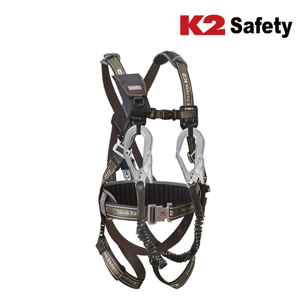 K2 Y전체식 안전벨트 KB-9201(2개걸이용) 브라운