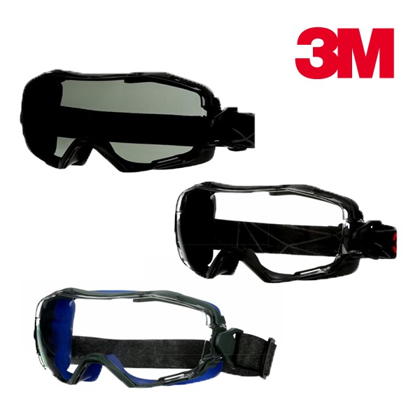 3M™ GG6001SGAF(나일론 스트랩) GG6001SGAF(네오프렌 스트랩) 고글형 보안경, 투명 렌즈