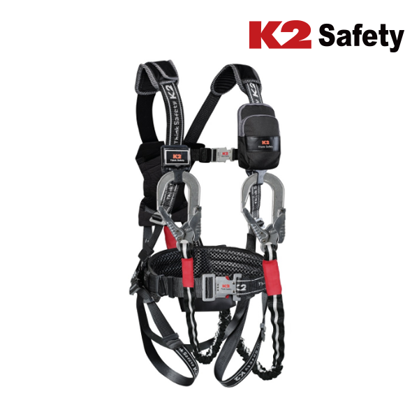 K2 전체식 안전벨트 KB-9503(Y) 듀얼 죔줄 (주문제작상품)